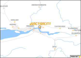 map of Junction City