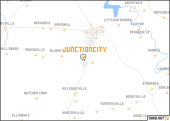 map of Junction City