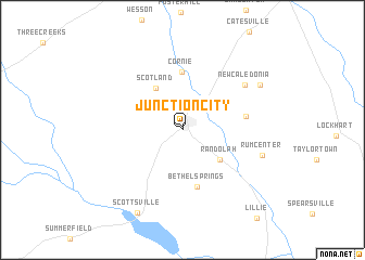 map of Junction City