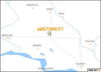 map of Junction City