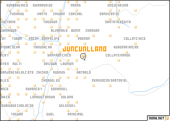 map of Juncunllano