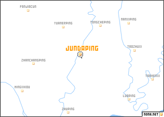 map of Jundaping
