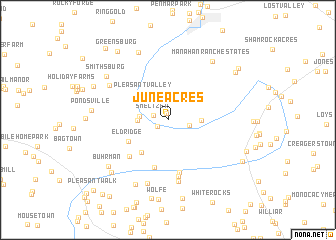 map of June Acres