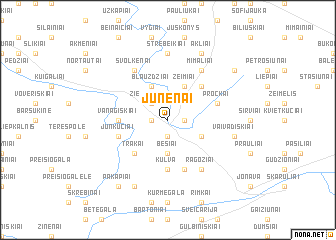 map of Junėnai