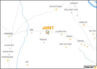 map of Junet