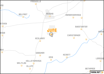 map of June