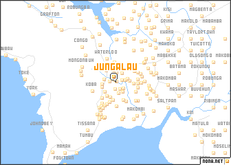 map of Jungalau