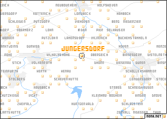 map of Jüngersdorf