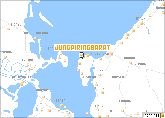 map of Jungpiring Barat