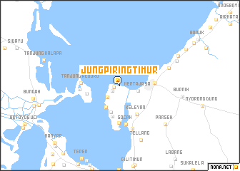 map of Jungpiring Timur