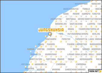 map of Jung-shu-hsia