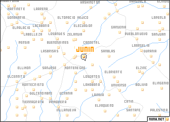 map of Junín