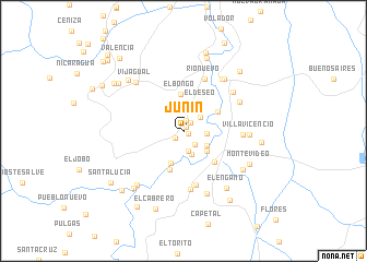 map of Junín