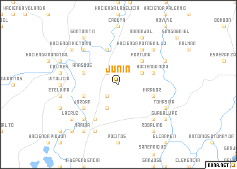 map of Junín