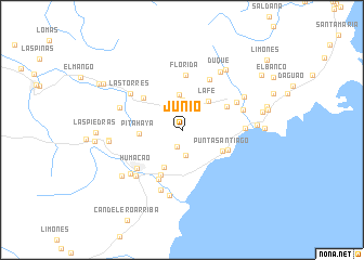 map of Junio