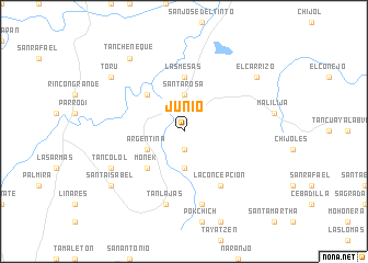 map of Junio