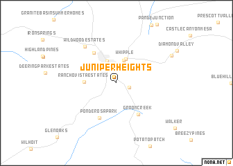 map of Juniper Heights