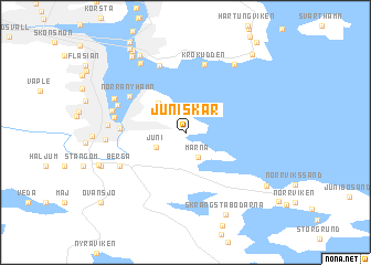 map of Juniskär