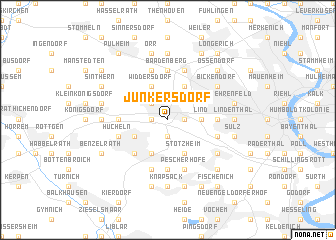 map of Junkersdorf