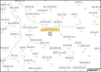map of Junkovac