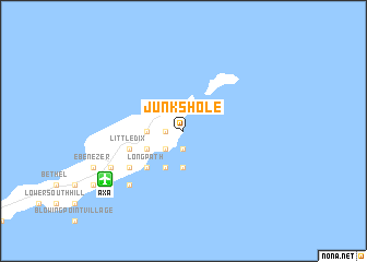 map of Junks Hole