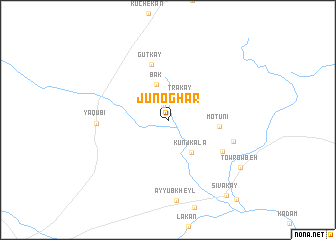 map of Jūno Ghar