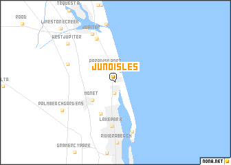 map of Juno Isles