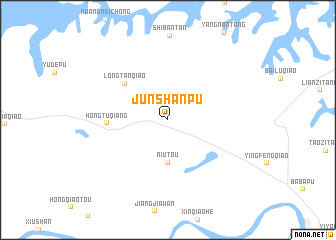 map of Junshanpu