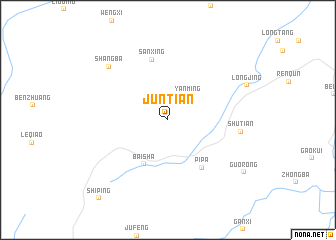 map of Juntian