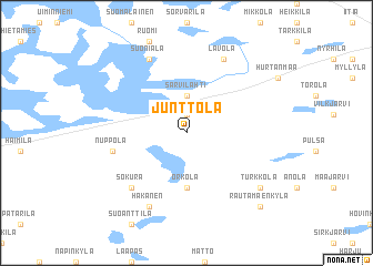 map of Junttola