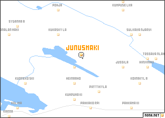map of Junusmäki