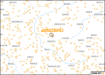 map of Junuzovići