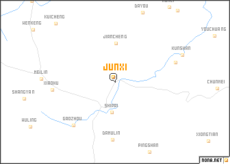 map of Junxi