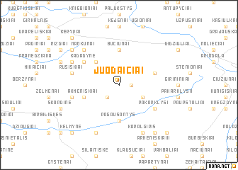 map of Juodaičiai
