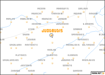 map of Juodbūdis