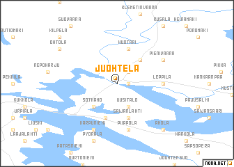 map of Juohtela