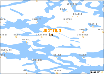 map of Juottila