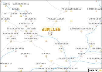map of Jupilles