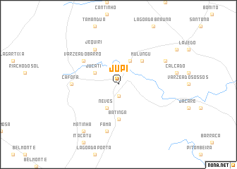 map of Jupi