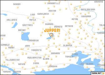 map of Jupperi