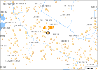 map of Juque