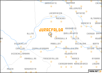 map of Juracfalda