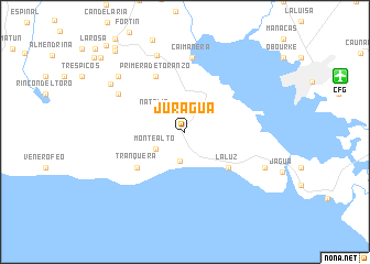 map of Juraguá
