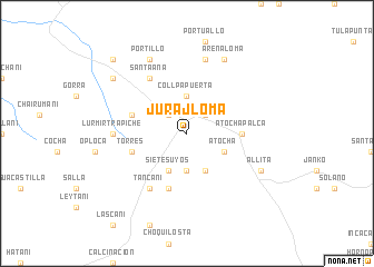 map of Jurajloma