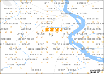 map of Jurandów