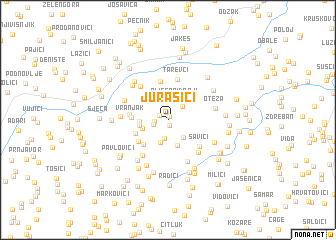 map of Jurašići