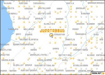 map of Jūrat ‘Abbūd