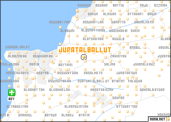 map of Jūrat al Ballūţ