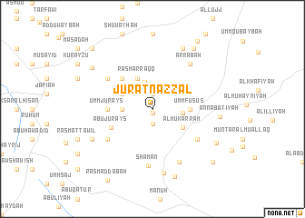 map of Jūrat Nazzāl