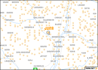 map of Jūra